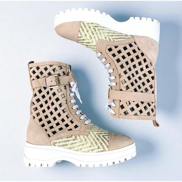 VALENTINA RANGONI Firenze Bree in Sand Shoes Sz 7.5 Rare Designer Boho Unique - Picture 9 of 16